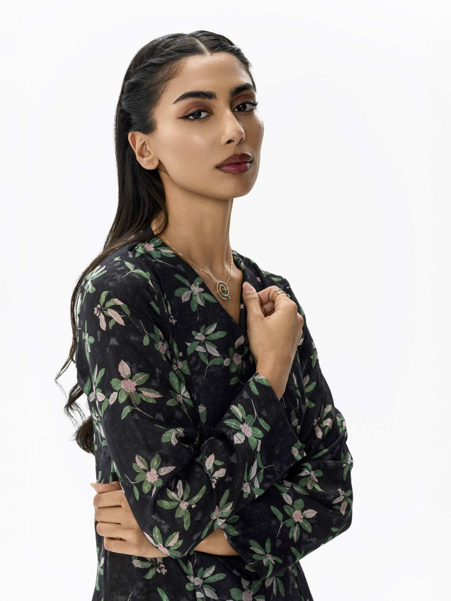 Floral collection featuring beautiful botanical prints, feminine flower designs, and romantic floral dresses