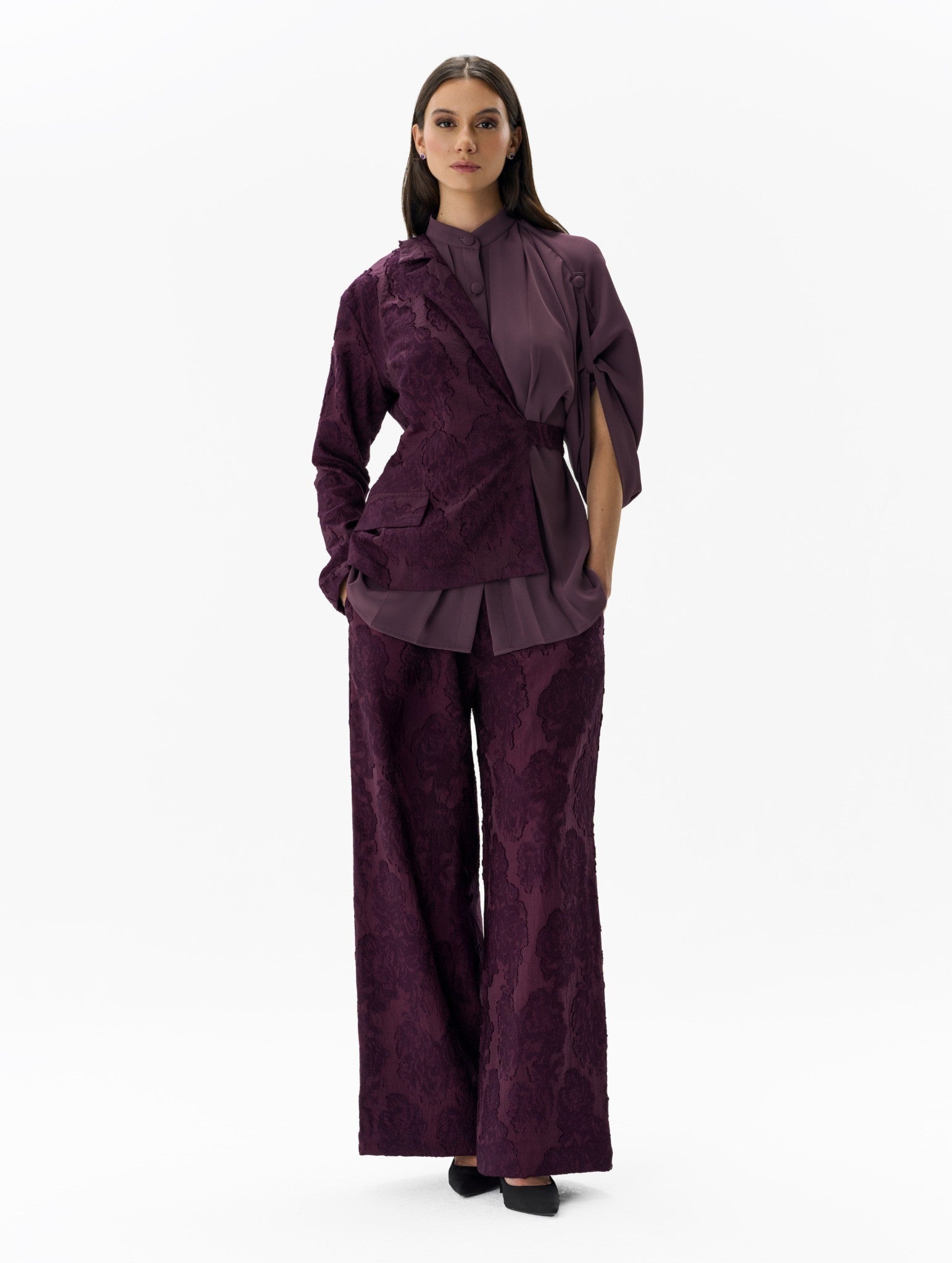 Dual-Fabric Layered Set